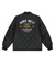 Jamie West Lettering Quilted Detachable Jumper - Black