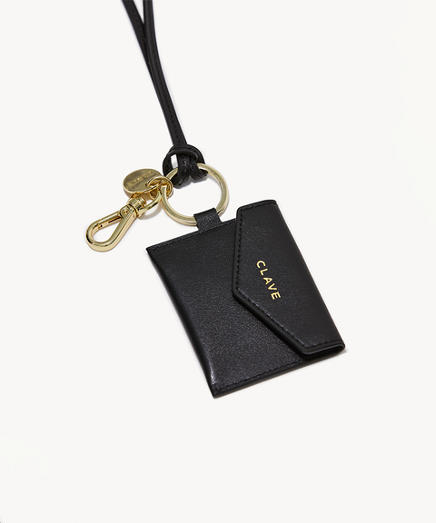 CLAVE Mini Walet Charm - Black
