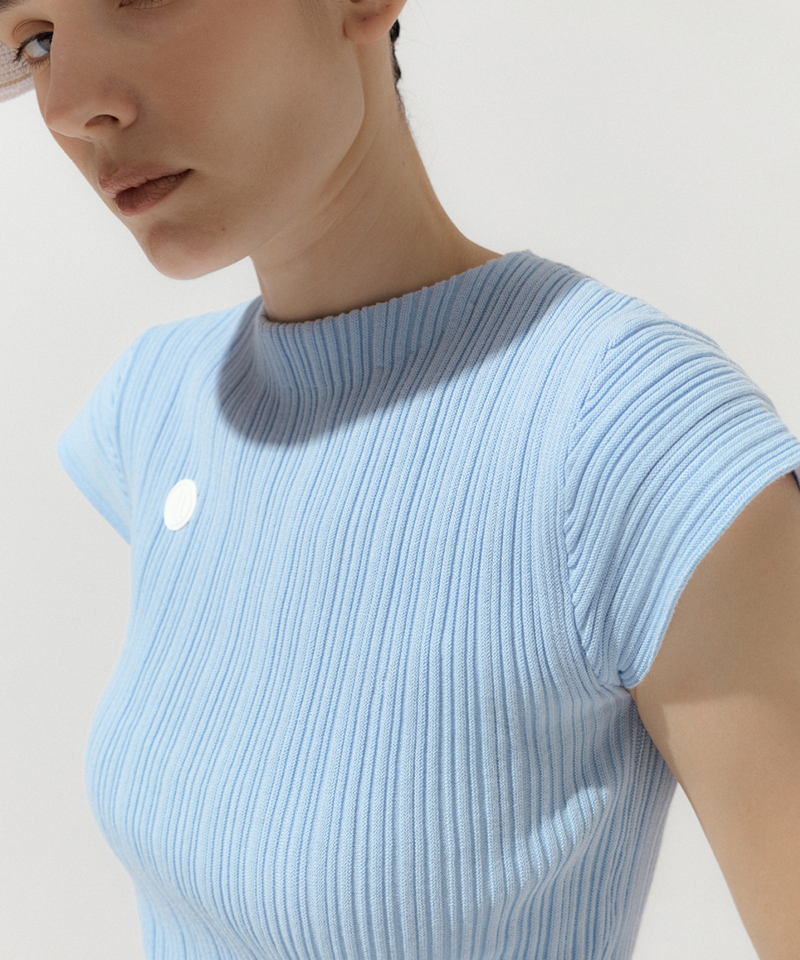 Anell Golf Miyake Cool Pleats Top - Blue