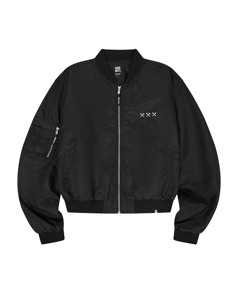 Jamie West NL Souvenir Bomber Jacket - Black