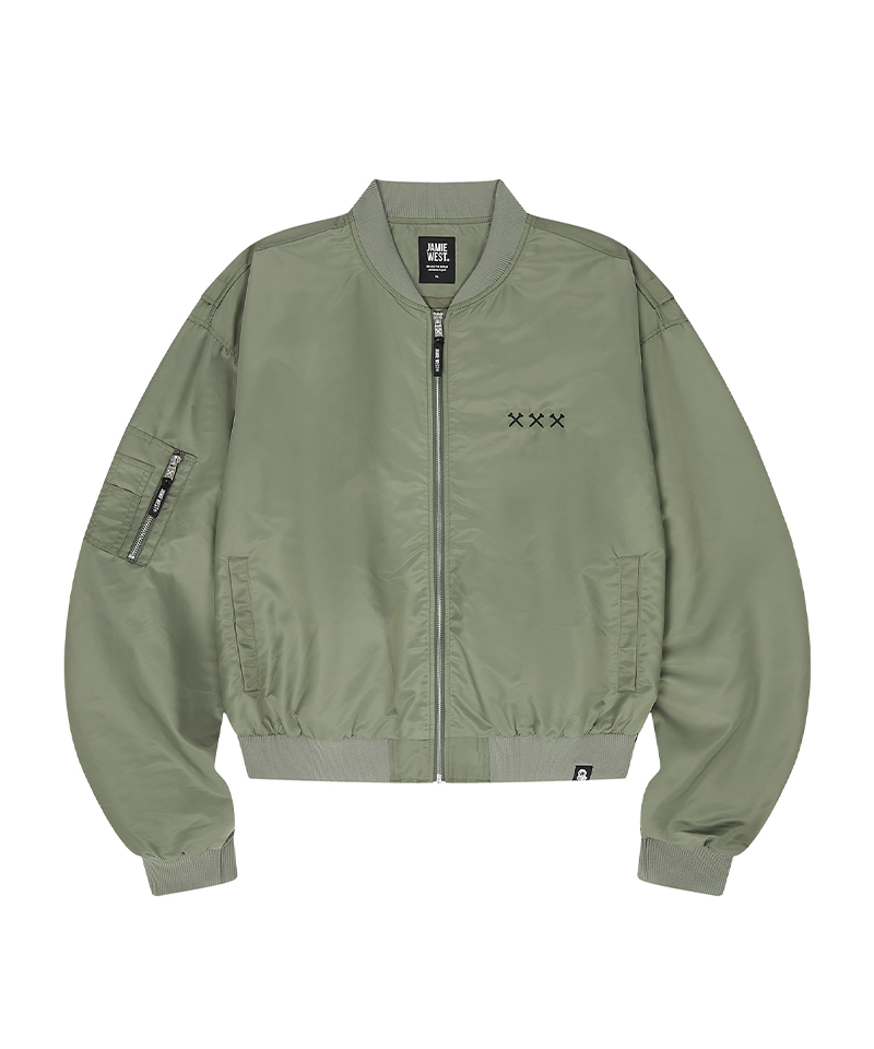Jamie West NL Souvenir Bomber Jacket - Khaki
