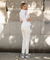 GFJ Golf Women's Essential Slim Pants - White