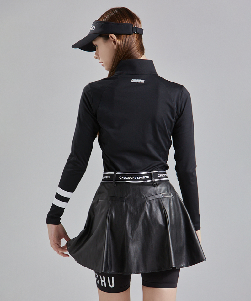 Slim Line Half Zip-Up T-Shirt - 2 Colors