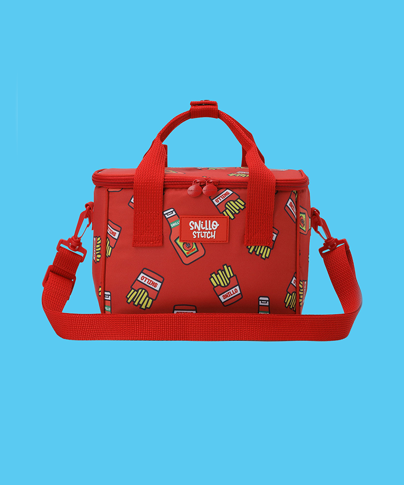 Lunch Cooler Bag Shoulder Strap Tomato - Red