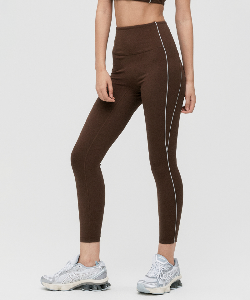 Goal Studio Women's Active Leggings - Dark Brown