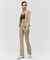 Goal Studio Women's Athletic Jersey Jacket - Dark Beige