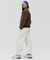 Goal Studio Women's Essential Microfleece Quarter Zip-Up Tee - Dark Brown