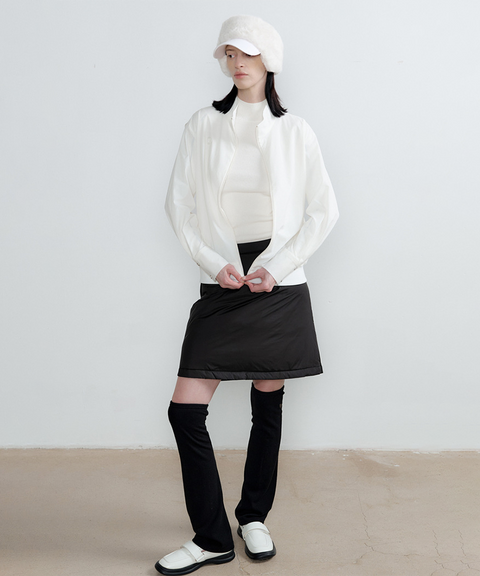 Anell Golf Warming Duck Down Skirt - Black