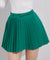 J.Jane Unbalanced Belt Pleats Skirt - Green