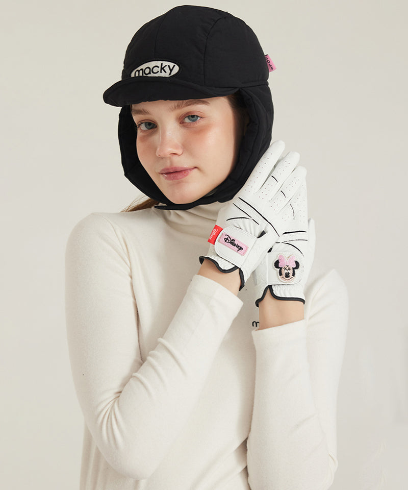 MACKY Golf Disney Two-Handed Golf Gloves - White
