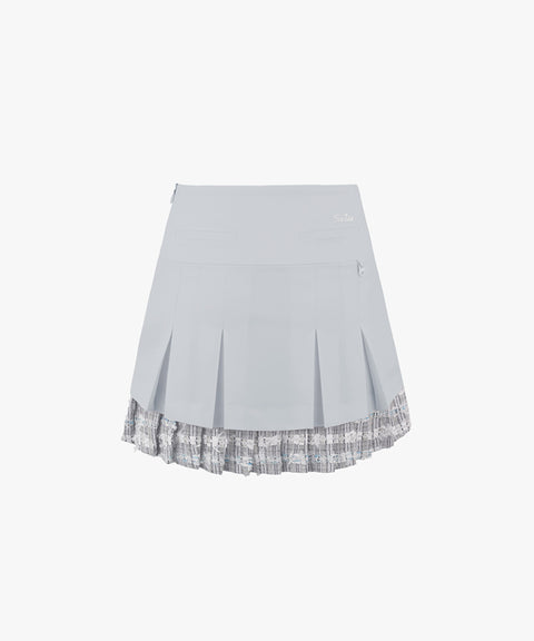 FAIRLIAR Maria Kent Tweed Skirt - Gray