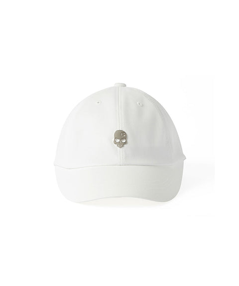 Monster G Ribbon Wide Ball Cap - White