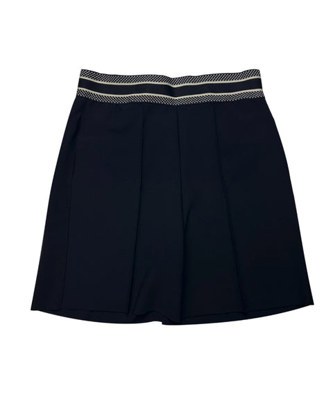 BENECIA 12 Pintuck Part 5 Shorts - Black