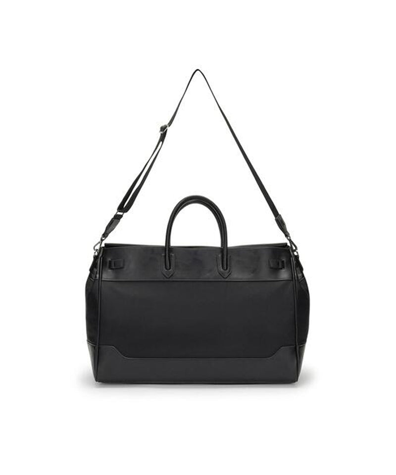 item big tote bag（black） Lock Flap Big Tote Bag - Black