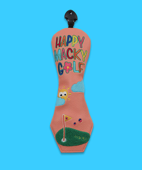 MACKY Golf: Happy Utility Cover - Coral