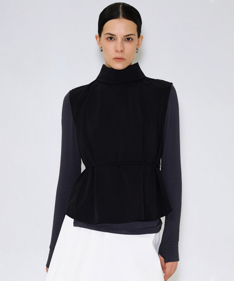 Anell Golf Two-Way Layer Vest - Black