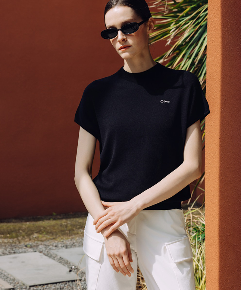 OBER Golf Basic Dolman Summer Knit - Black