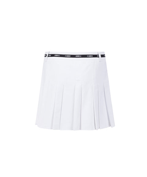 Anew Golf Women's SM Incision Pleated Half Pants - White