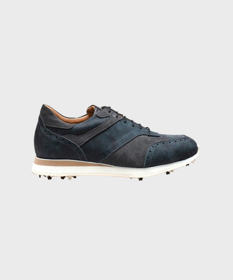 ALL CLASSIC Golf Saffiano Modern Classic Golf Shoes - Navy