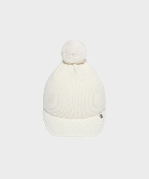 WideAngle: Co Knit Beanie Winter Cap L - Off-White