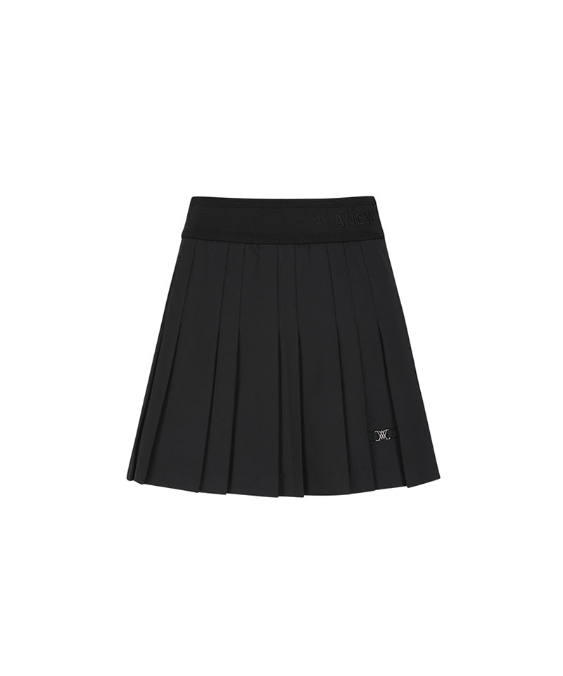 ANEW Golf Women Fleece Pleats SQ - Black