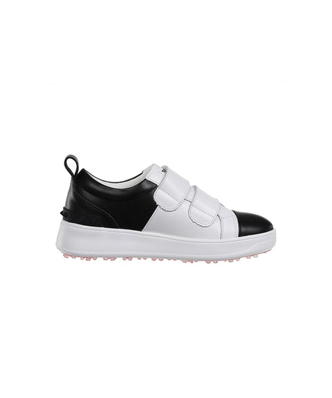 [Warehouse Sale] ANEW Golf: Women's Color Block Double Velcro Sneakers - Black