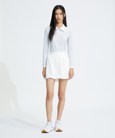 Monday Flow Balloon Skirt - White