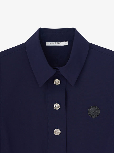 GFJ Golf Women's Detachable Short Sleeve - Navy