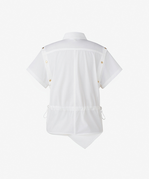 GFJ Golf Women's Detachable Short Sleeve - White