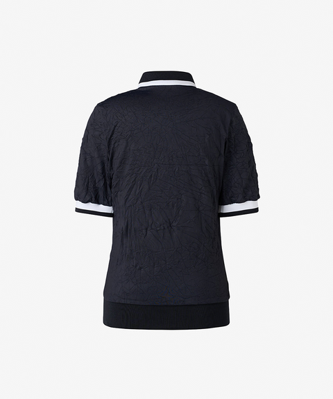 GFJ Golf Women's Pleated Polo - Black