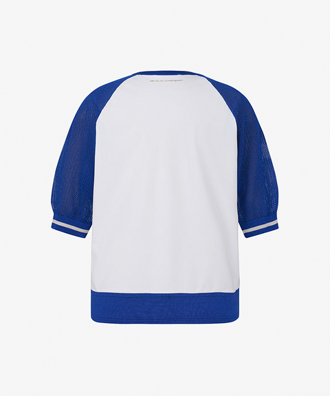 GFJ Golf Women's Hybrid Knit Top - Blue