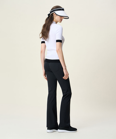 FORDI Signature Bootcut Long Pants - Black
