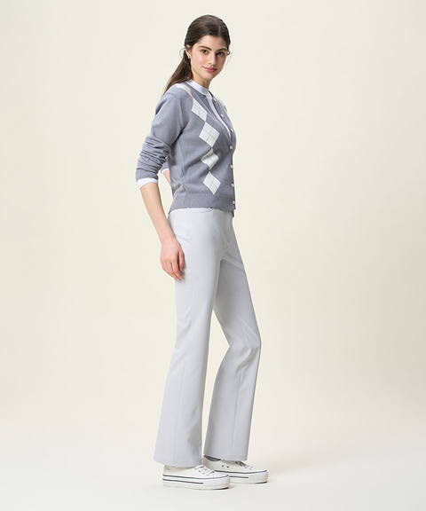 FORDI Signature Bootcut Long Pants - Grey