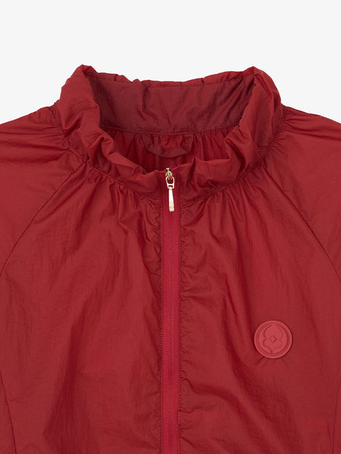 GFJ Golf Women's Stand-neck Windbreaker - Red