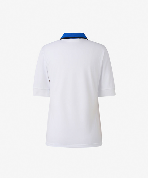 GFJ Golf Women's V-Neck Polo - White