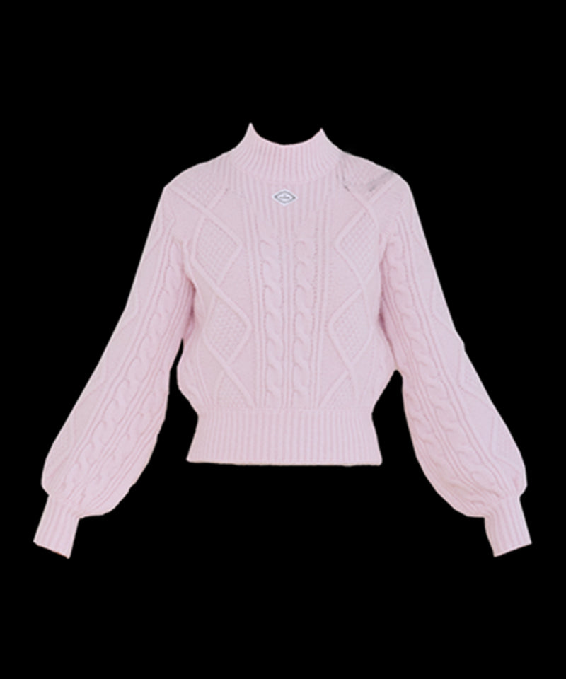 J.Jane Balloon Sleeves Sweater - Pink