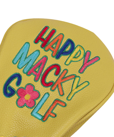 MACKY Golf: Happy Driver Cover - Mustard