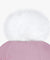 FAIRLIAR Corduroy Bell Hat - Pink Coral