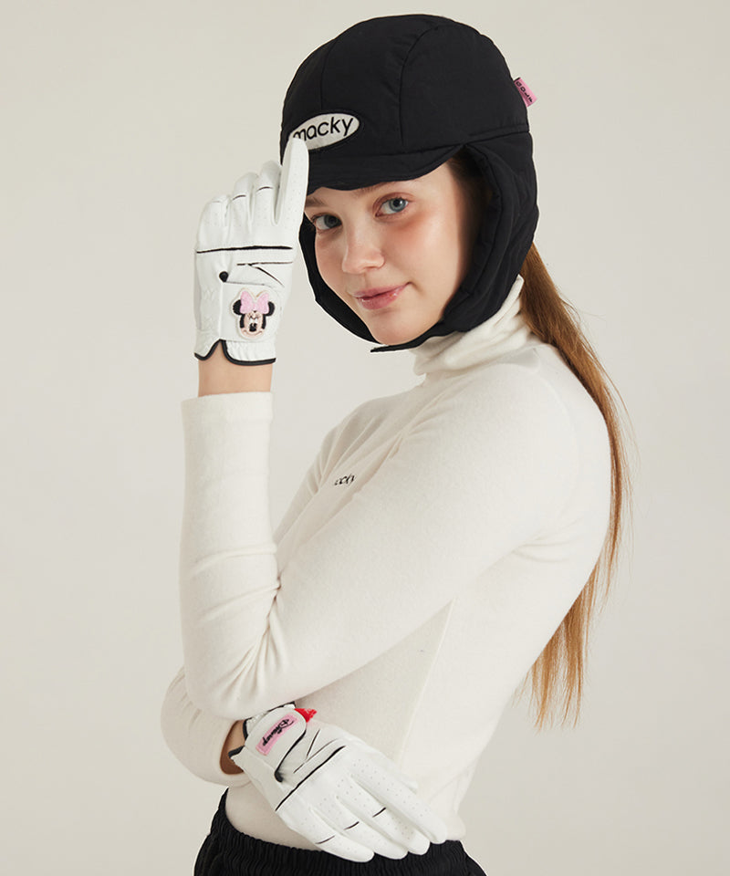 MACKY Golf Disney Two-Handed Golf Gloves - White