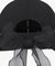 FAIRLIAR Ribbon Detachable Brim Bucket Hat - Black