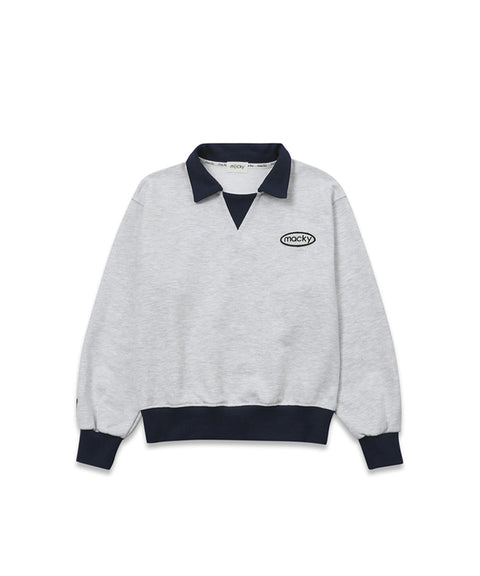 MACKY Golf: Sporty max Sweatshirt - Light Gray