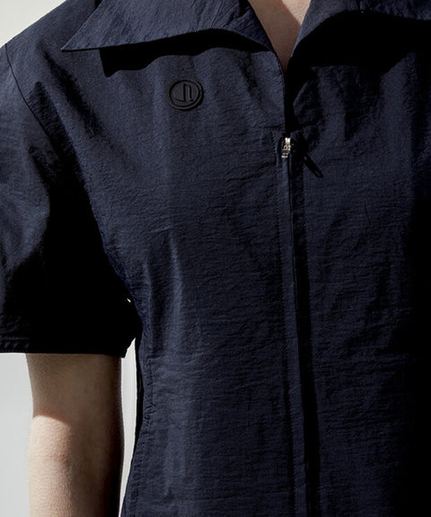 Anell Golf Wind Lining Top - Navy