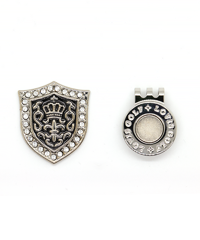 LOVIS Premium Swarovski Stone Ball marker by SOKIM - Crown & Shield