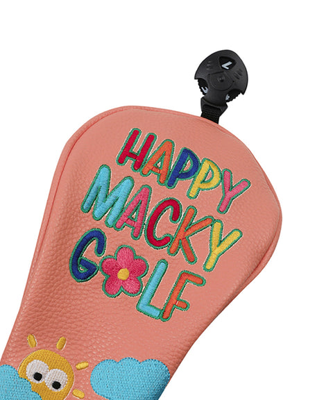 MACKY Golf: Good Vibe Wood Cover - Coral