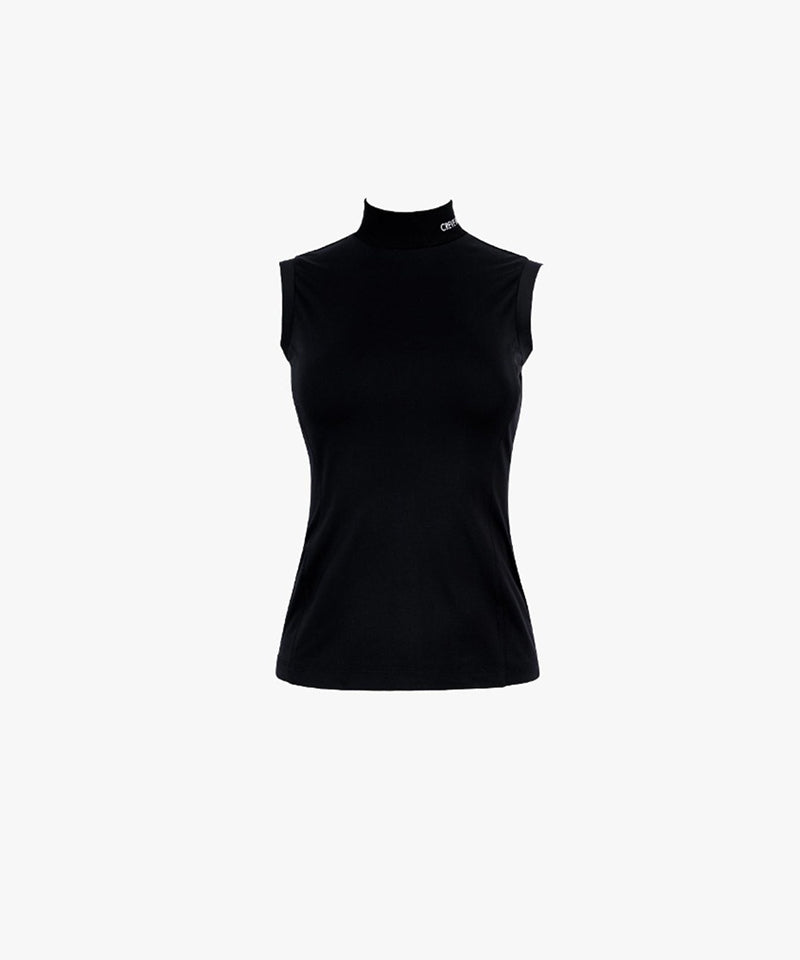 CREVE NINE: Color Combination High Neck T-Shirt - 3 colors