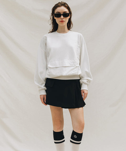 OBER Golf Wind Combi Sweatshirt - White