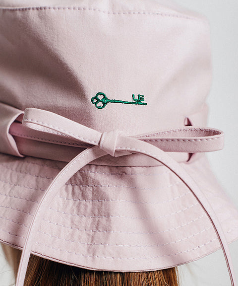 LE SONNET Key Logo Bucket Hat - Lavender