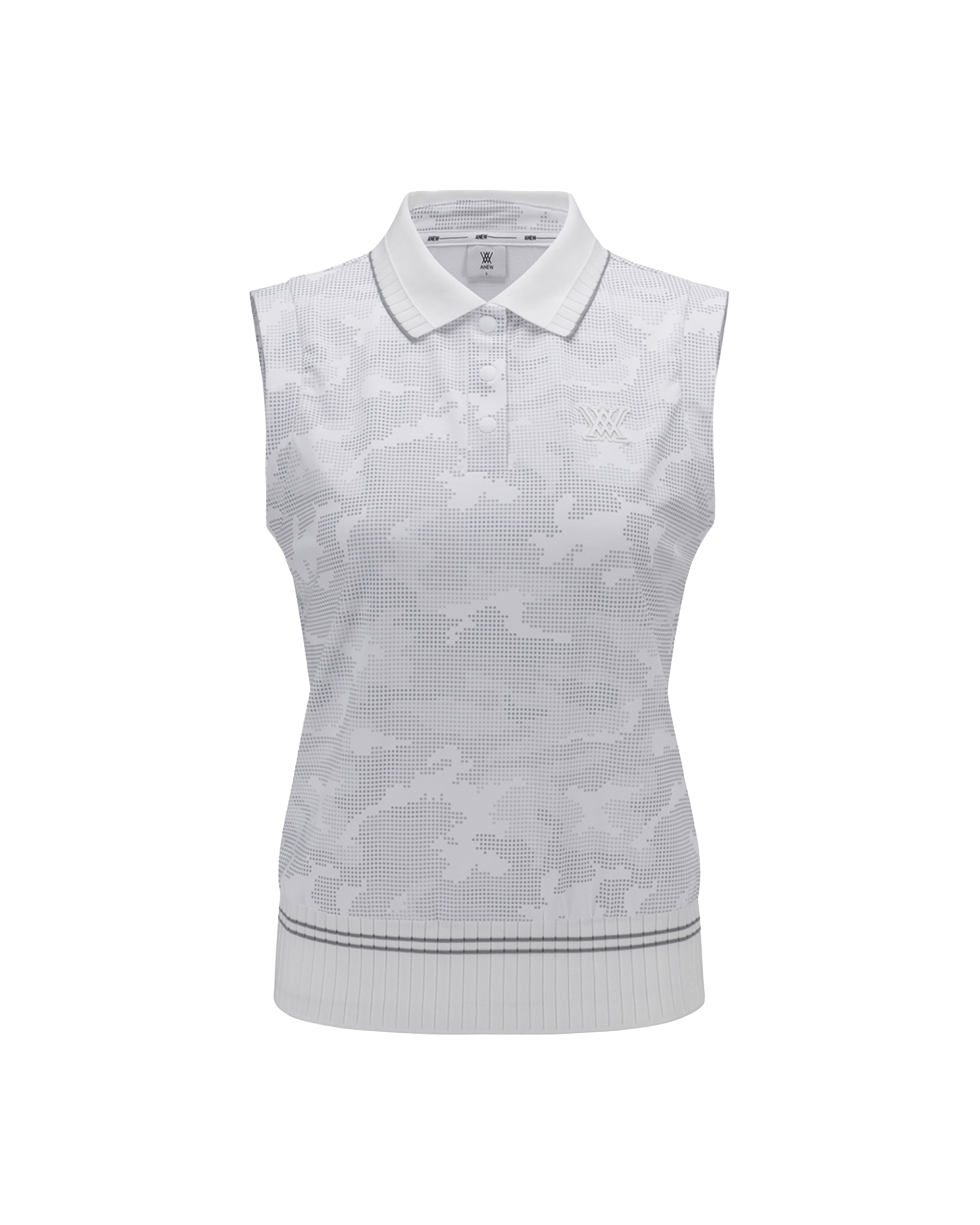Women New Camouflage Sleeveless - White