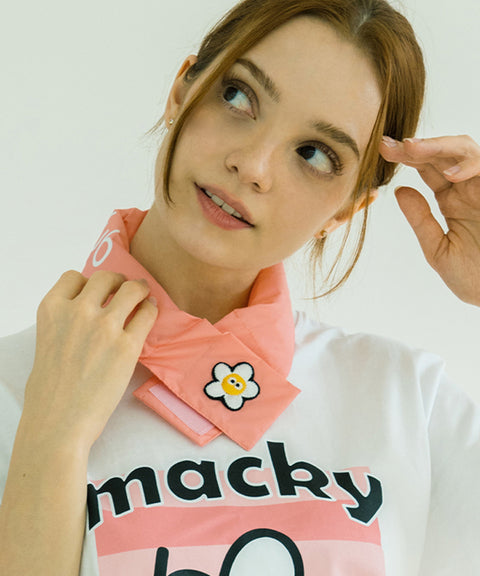 MACKY Golf: Ice Logo Neck Scarf - Pink