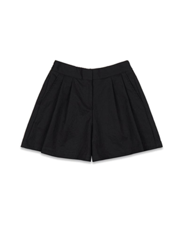 MACKY Golf: Two-Pintuck Balloon Shorts - Black